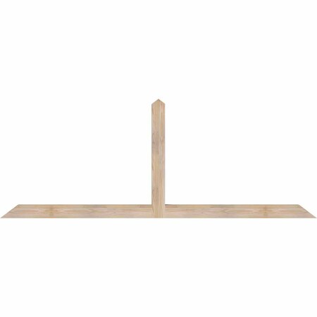 Ekena Millwork Portland Smooth Timber Gable Bracket, Douglas Fir, 84"W x 31"H x 3 1/2"D x 3 1/2"F, 9/12 Pitch GBW084X31X0404POR00SDF